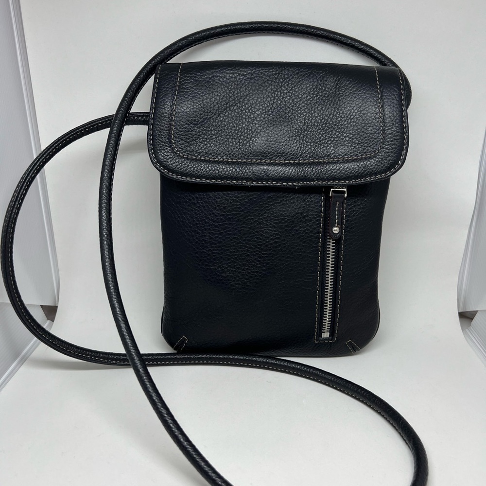 Tignanello Genuine Leather Crossbody Bag